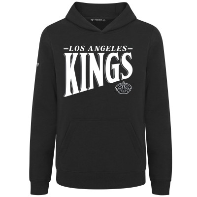 Подростковая Los Angeles Kings Levelwear Black Jr Podium Tally Pullover Hoodie