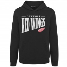 Подростковая Detroit Red Wings Levelwear Black Jr Podium Tally Pullover Hoodie