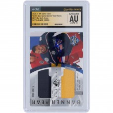 Seth Jones Columbus Blue Jackets Autographed 2020-21 Upper Deck SP Game Used 20 All-Star Game Banner Year Dual 2 Color Relics Navy Yellow #BYJ-SJ CGC Fanatics Witnessed Authenticated Auto 10 Card Seth Jones Columbus Blue Jackets Autographed 2020-21 Upper Deck SP Game Used 20 All-Star Game Banner Year Dual 2 Color Relics Navy Yellow #BYJ-SJ CGC Fanatics Witnessed Authenticated Auto 10 Card