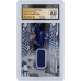 Brock Boeser Vancouver Canucks Autographed 2019-20 Upper Deck Black Obsidian Jersey Blue Relic #OJ-BO CGC Fanatics Witnessed Authenticated Auto 10 Card