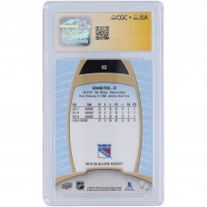 Adam Fox New York Rangers Autographed 2019-20 Upper Deck Allure #93 CGC Fanatics Witnessed Authenticated 9/10 Rookie Card Adam Fox New York Rangers Autographed 2019-20 Upper Deck Allure #93 CGC Fanatics Witnessed Authenticated 9/10 Rookie Card