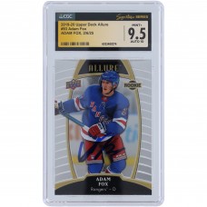 Adam Fox New York Rangers Autographed 2019-20 Upper Deck Allure #93 CGC Fanatics Witnessed Authenticated 9.5/10 Rookie Card Adam Fox New York Rangers Autographed 2019-20 Upper Deck Allure #93 CGC Fanatics Witnessed Authenticated 9.5/10 Rookie Card
