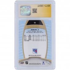 Adam Fox New York Rangers Autographed 2019-20 Upper Deck Allure #93 CGC Fanatics Witnessed Authenticated 9.5/10 Rookie Card Adam Fox New York Rangers Autographed 2019-20 Upper Deck Allure #93 CGC Fanatics Witnessed Authenticated 9.5/10 Rookie Card