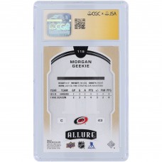Morgan Geekie Carolina Hurricanes Autographed 2020-21 Upper Deck Allure #119 CGC Fanatics Witnessed Authenticated Rookie Card Morgan Geekie Carolina Hurricanes Autographed 2020-21 Upper Deck Allure #119 CGC Fanatics Witnessed Authenticated Rookie Card