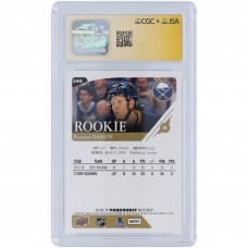 Rasmus Dahlin Buffalo Sabres Autographed 2018-19 Upper Deck Parkhurst Silver Ink #340 CGC Fanatics Witnessed Authenticated Auto 10 Rookie Card Rasmus Dahlin Buffalo Sabres Autographed 2018-19 Upper Deck Parkhurst Silver Ink #340 CGC Fanatics Witnessed Authenticated Auto 10 Rookie Card