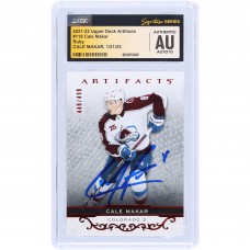 Cale Makar Colorado Avalanche Autographed 2021-22 Upper Deck Artifacts Ruby #118 #/499 CGC Fanatics Witnessed Authenticated Auto 10 Card Cale Makar Colorado Avalanche Autographed 2021-22 Upper Deck Artifacts Ruby #118 #/499 CGC Fanatics Witnessed Authenticated Auto 10 Card