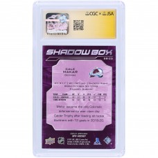 Cale Makar Colorado Avalanche Autographed 2020-21 Upper Deck SPX Shadow Box #SB-25 CGC Fanatics Witnessed Authenticated Auto 10 Card Cale Makar Colorado Avalanche Autographed 2020-21 Upper Deck SPX Shadow Box #SB-25 CGC Fanatics Witnessed Authenticated Auto 10 Card
