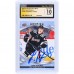 Luke Hughes New Jersey Devils Autographed 2023-24 Upper Deck MVP #242 CGC Fanatics Witnessed Authenticated 10/10 Card