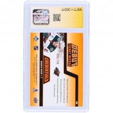 Marco Rossi Minnesota Wild Autographed 2022-23 Upper Deck Credentials Horizontal Debut Ticket Access #186 #/149 CGC Fanatics Witnessed Authenticated 9/10 Card