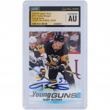 Teddy Blueger Pittsburgh Penguins Autographed 2019-20 Upper Deck Series 1 Young Guns #231 CGC Fanatics Witnessed Authenticated Rookie Card Teddy Blueger Pittsburgh Penguins Autographed 2019-20 Upper Deck Series 1 Young Guns #231 CGC Fanatics Witnessed Authenticated Rookie Card
