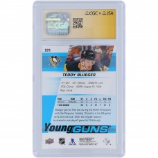 Teddy Blueger Pittsburgh Penguins Autographed 2019-20 Upper Deck Series 1 Young Guns #231 CGC Fanatics Witnessed Authenticated Rookie Card Teddy Blueger Pittsburgh Penguins Autographed 2019-20 Upper Deck Series 1 Young Guns #231 CGC Fanatics Witnessed Authenticated Rookie Card