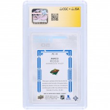 Marco Rossi Minnesota Wild Autographed 2022-23 Upper Deck Series 1 Population Count 50 Blue #PC-10 CGC Fanatics Witnessed Authenticated 9/10 Card
