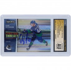 Elias Pettersson Vancouver Canucks Autographed 2020-21 Upper Deck Synergy Constant Threats #CT-13 CGC Fanatics Witnessed Authenticated Auto 10 Card
