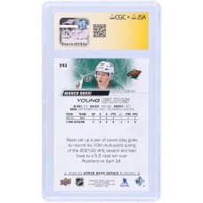 Marco Rossi Minnesota Wild Autographed 2022-23 Upper Deck Series 1 Young Guns #243 CGC Fanatics Witnessed Authenticated Auto 10 Rookie Card