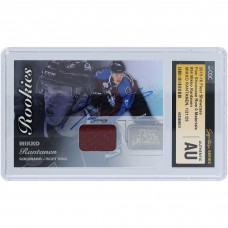 Mikko Rantanen Colorado Avalanche Autographed 2015-16 Fleer Showcase Maroon Relic #54 CGC Fanatics Witnessed Authenticated Rookie Card