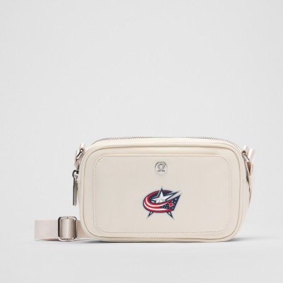 Columbus Blue Jackets lululemon Light Ivory Crossbody Camera Bag