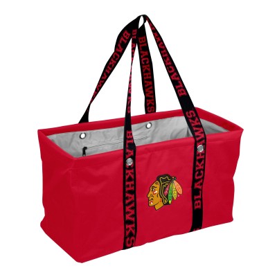 Chicago Blackhawks Logo Brands Picnic Caddy with Wordmark Strap