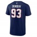 Футболка Montreal Canadiens Ivan Demidov Fanatics Navy Authentic Stack Name & Number