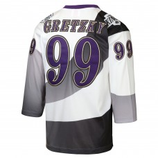 Подростковая Los Angeles Kings Wayne Gretzky Mitchell & Ness White 1995/96 Power Play Throwback Alternate Player Jersey with Captain Patch