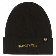 Шапка Подростковая Boston Bruins Mitchell & Ness Black Neon Line Lights Cuffed Knit