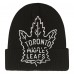 Шапка Подростковая Toronto Maple Leafs Mitchell & Ness Black Neon Line Lights Cuffed Knit