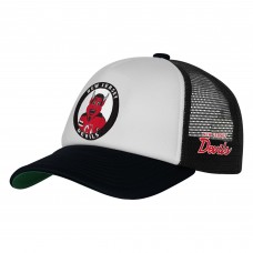 Подростковая New Jersey Devils Mitchell & Ness White Mascot Adjustable Trucker Hat
