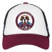 Подростковая Colorado Avalanche Mitchell & Ness White Mascot Adjustable Trucker Hat