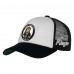 Подростковая Los Angeles Kings Mitchell & Ness White Mascot Adjustable Trucker Hat