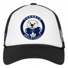 Подростковая Toronto Maple Leafs Mitchell & Ness White Mascot Adjustable Trucker Hat