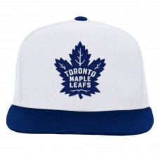 Бейсболка Подростковая Toronto Maple Leafs Mitchell & Ness White/Blue Core Team Two-Tone