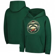 Подростковая Minnesota Wild Mitchell & Ness Green 25 Year Hoodie