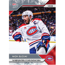 Nick Suzuki - 2025-26 NHL Topps NOW® - Sticker # 173 Pack Nick Suzuki - 2025-26 NHL Topps NOW® - Sticker # 173 Pack