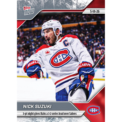 Nick Suzuki - 2025-26 NHL Topps NOW® - Sticker # 173 Pack