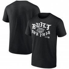 Los Angeles Kings Black 2025 Stanley Cup Playoffs Slogan T-Shirt