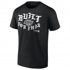 Los Angeles Kings Black 2025 Stanley Cup Playoffs Slogan T-Shirt