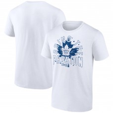 Toronto Maple Leafs White 2025 Stanley Cup Playoffs Slogan T-Shirt