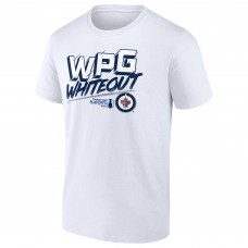 Winnipeg Jets White 2025 Stanley Cup Playoffs Slogan T-Shirt