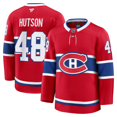 Джерси Montreal Canadiens Lane Hutson Fanatics Red Home Premium