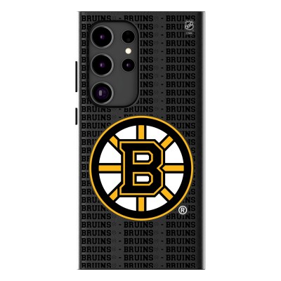 Boston Bruins Keyscaper Text Backdrop Galaxy Magnetic Bump Case