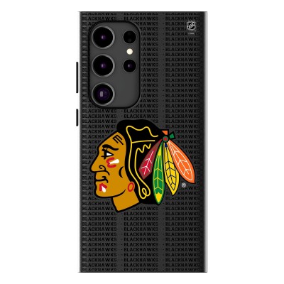 Chicago Blackhawks Keyscaper Text Backdrop Galaxy Magnetic Bump Case