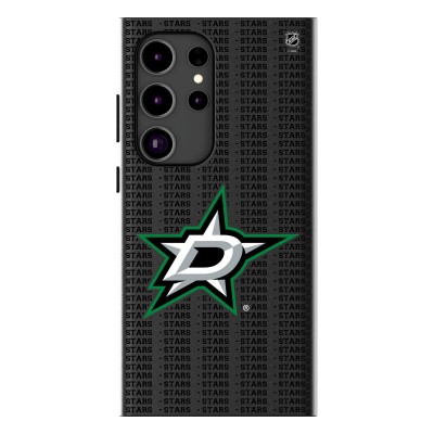 Dallas Stars Keyscaper Text Backdrop Galaxy Magnetic Bump Case