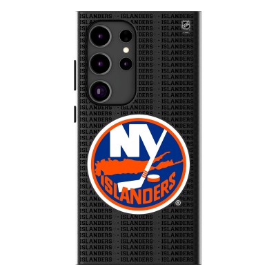 New York Islanders Keyscaper Text Backdrop Galaxy Magnetic Bump Case