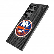 New York Islanders Keyscaper Text Backdrop Galaxy Magnetic Bump Case