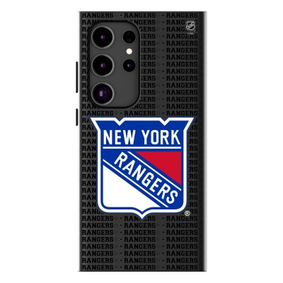 New York Rangers Keyscaper Text Backdrop Galaxy Magnetic Bump Case