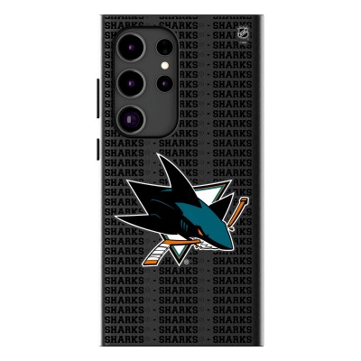 San Jose Sharks Keyscaper Text Backdrop Galaxy Magnetic Bump Case