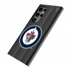 Winnipeg Jets Keyscaper Text Backdrop Galaxy Magnetic Bump Case
