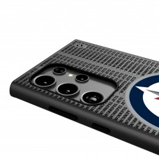Winnipeg Jets Keyscaper Text Backdrop Galaxy Magnetic Bump Case