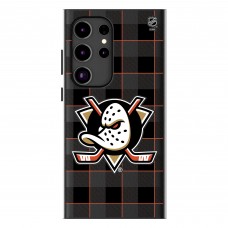 Anaheim Ducks Keyscaper Plaid Galaxy Magnetic Bump Case