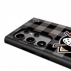 Anaheim Ducks Keyscaper Plaid Galaxy Magnetic Bump Case