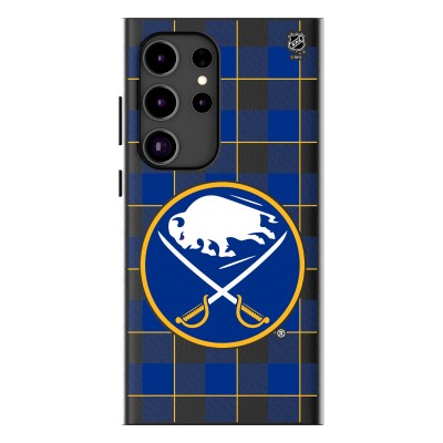 Buffalo Sabres Keyscaper Plaid Galaxy Magnetic Bump Case